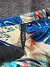 Cathy Tropical Blue 3/4 Sleeve Blouse Size M - photo 7