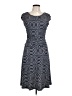 En Focus Studio Chevron-herringbone Gray Casual Dress Size 10 - photo 1