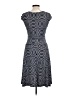 En Focus Studio Chevron-herringbone Gray Casual Dress Size 10 - photo 2