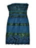 BCBGMAXAZRIA Paisley Blue Cocktail Dress Size 2 - photo 1