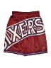 NBA 100% Polyester Red Athletic Shorts Size M (kids) - photo 1
