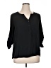 Sami & JO 100% Polyester Black 3/4 Sleeve Blouse Size XL - photo 1