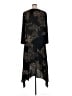 Catherines 100% Polyester Graphic Black Casual Dress Size 1X - photo 2