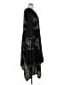 Catherines 100% Polyester Graphic Black Casual Dress Size 1X - photo 4