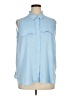 Worthington 100% Polyester Blue Sleeveless Blouse Size XL - photo 1