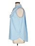 Worthington 100% Polyester Blue Sleeveless Blouse Size XL - photo 5