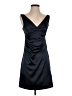 Speechless Solid Blue Black Cocktail Dress Size 3 - photo 1