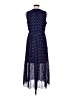 Maison Jules 100% Polyester Polka Dots Blue Casual Dress Size M - photo 2