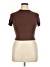 Unbranded Brown Short Sleeve Turtleneck Size XL - photo 1