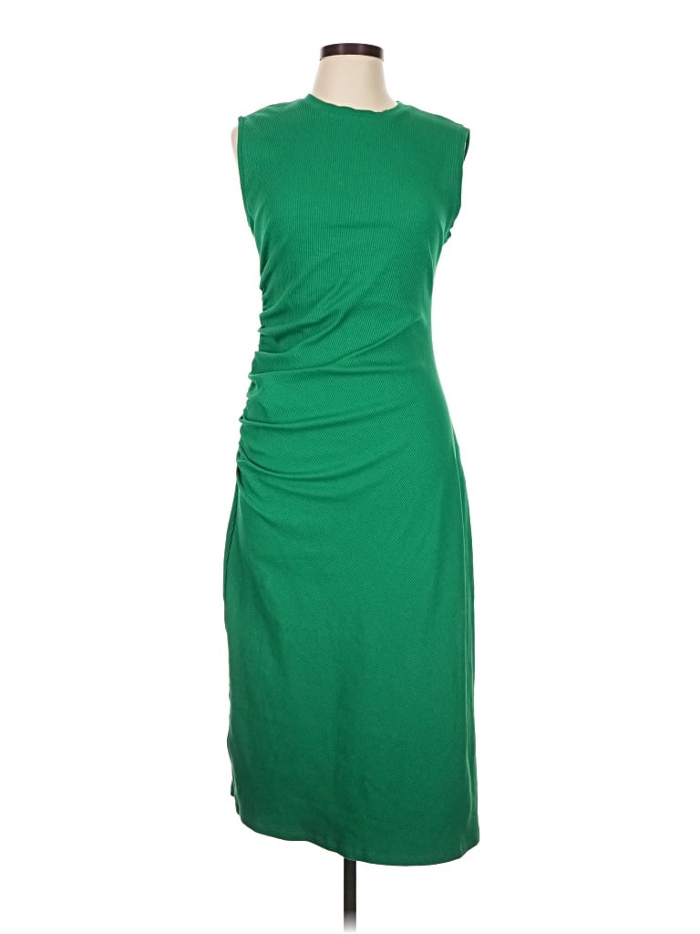Pre-owned Zara Cocktail Dress In Green