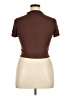 Unbranded Brown Short Sleeve Turtleneck Size XL - photo 2