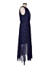 Maison Jules 100% Polyester Polka Dots Blue Casual Dress Size M - photo 4