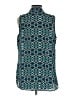 Laundry by Shelli Segal 100% Polyester Teal Sleeveless Blouse Size S - photo 2