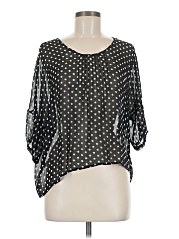 Bar III 3/4 Sleeve Blouse (view 1)