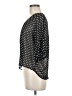 Bar III 100% Polyester Polka Dots Black 3/4 Sleeve Blouse Size M - photo 5
