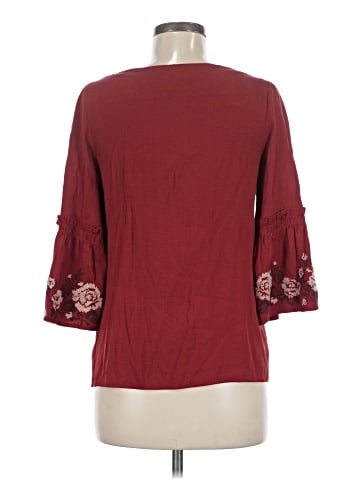 Blue Rain 3/4 Sleeve Top (view 2)