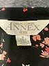 Casual Corner Annex 100% Polyester Floral Black Short Sleeve Blouse Size 8 (petite) - photo 7