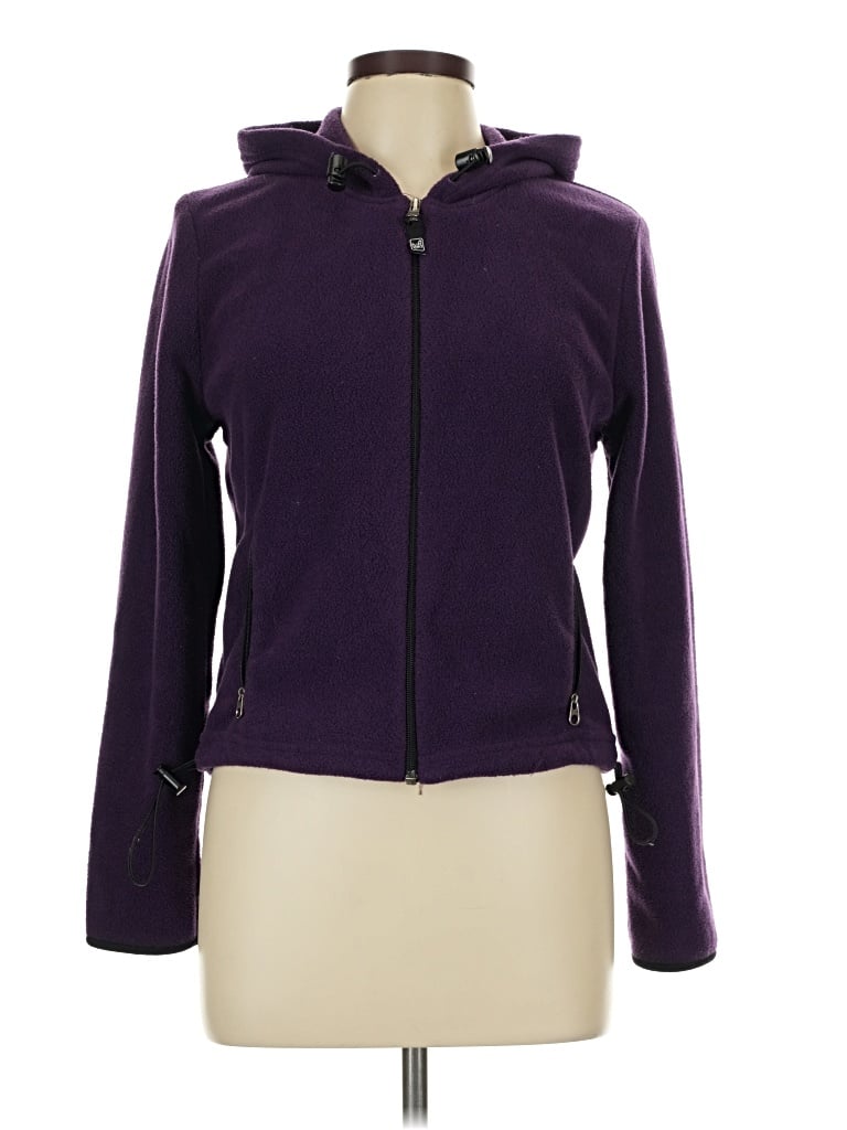 Pre-owned Self Esteem Fleece Jacket In Purple