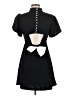 Unbranded Solid Black Cocktail Dress Size M - photo 2