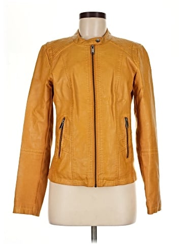 Sebby Collection Faux Leather Jacket (view 1)