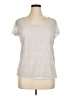 Lane Bryant 100% Polyester Gray Short Sleeve Top Size 14 - 16 Plus - photo 1