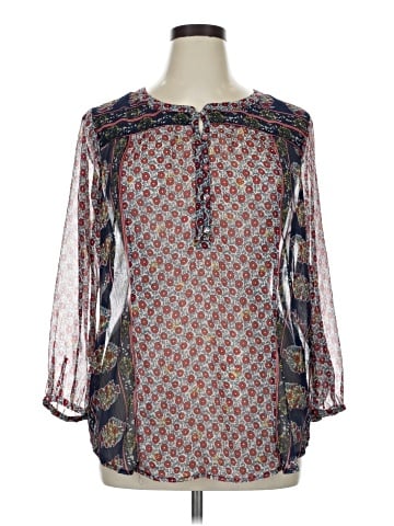 Lucky Brand 3/4 Sleeve Blouse (view 1)