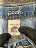 Peek Paisley Blue Denim Shorts Size 4 - 5 - photo 3