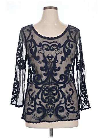 Express Outlet 3/4 Sleeve Top (view 1)