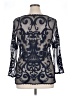 Express Outlet 100% Nylon Black 3/4 Sleeve Top Size XL - photo 2