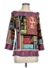 Alberto Makali 100% Polyester Pink 3/4 Sleeve Blouse Size L - photo 1