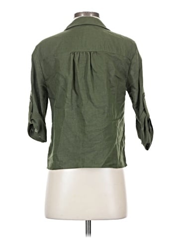 INC International Concepts 3/4 Sleeve Button-Down Shirt (view 2)
