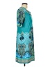 Sandra Darren Paisley Teal Casual Dress Size 12 - photo 4