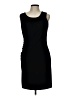 Calvin Klein Solid Black Cocktail Dress Size 10 - photo 1
