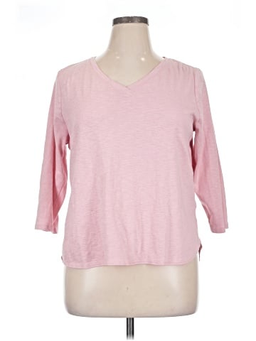 KIRKLAND Signature 3/4 Sleeve T-Shirt (view 1)