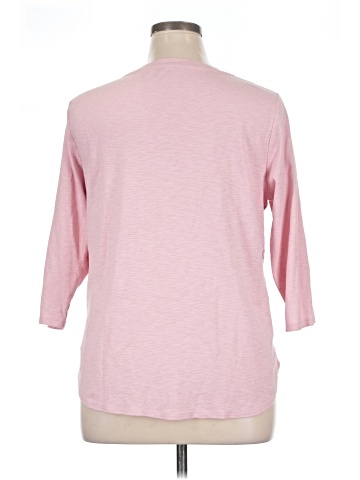 KIRKLAND Signature 3/4 Sleeve T-Shirt (view 2)