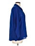 Apt. 9 100% Polyester Hearts Blue Long Sleeve Blouse Size L - photo 4