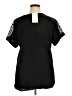 Ellos 100% Rayon Black Short Sleeve Blouse Size 14 - photo 2