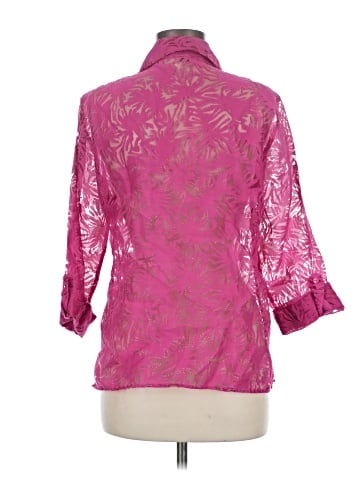 Elementz 3/4 Sleeve Button-Down Shirt (view 2)