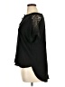 Ellos 100% Rayon Black Short Sleeve Blouse Size 14 - photo 5