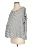 Hatch 100% Linen Stripes Silver 3/4 Sleeve T-Shirt Size XS Maternity (0) - photo 1