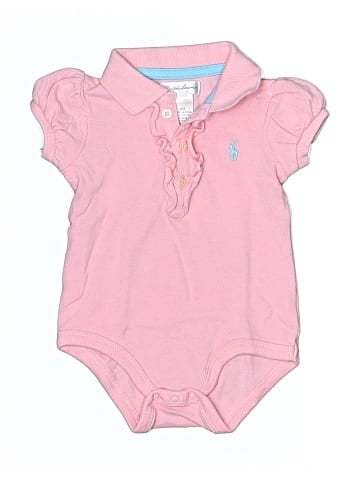Ralph Lauren Short Sleeve Onesie (view 1)