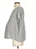 Hatch 100% Linen Stripes Silver 3/4 Sleeve T-Shirt Size XS Maternity (0) - photo 5
