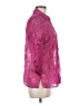 Elementz Pink 3/4 Sleeve Button-Down Shirt Size M - photo 4