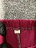 Unbranded Solid Burgundy Track Pants Size 0-3 mo - photo 3