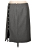 Nine West Solid Gray Formal Skirt Size 10 - photo 2