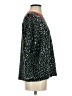 Equipment Animal Print Green Pullover Sweater Size S - photo 4