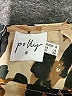 Polly Animal Print Brown Casual Skirt Size 4 - photo 4
