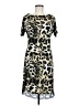 Focus 2000 Animal Print Black Cocktail Dress Size M - photo 1