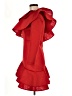 Sucrefas Red Cocktail Dress Size M - photo 5