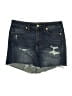 Universal Thread Stars Blue Denim Shorts Size 4 - photo 1